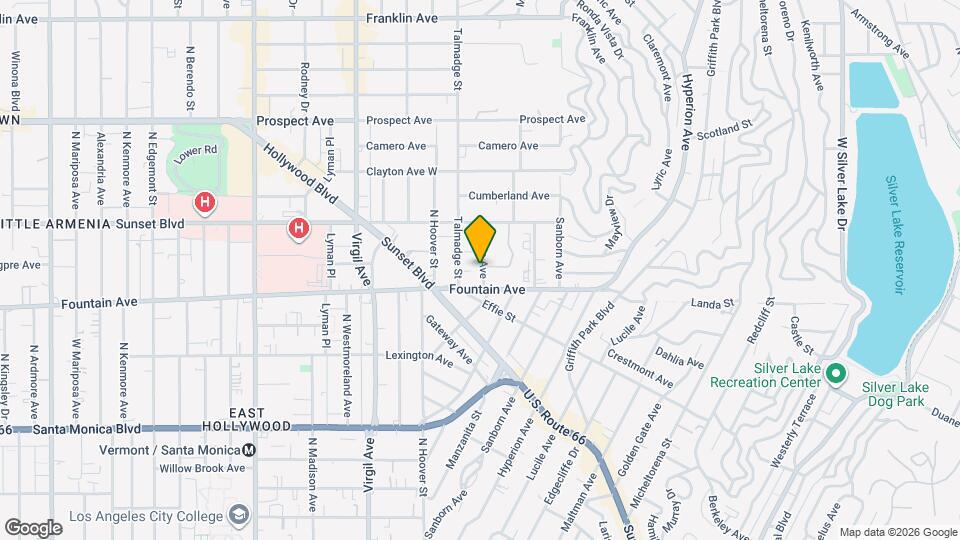 1321 Bates Ave Map and Location Details