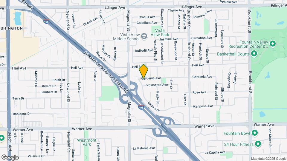 9122 Gardenia Ave Map and Location Details