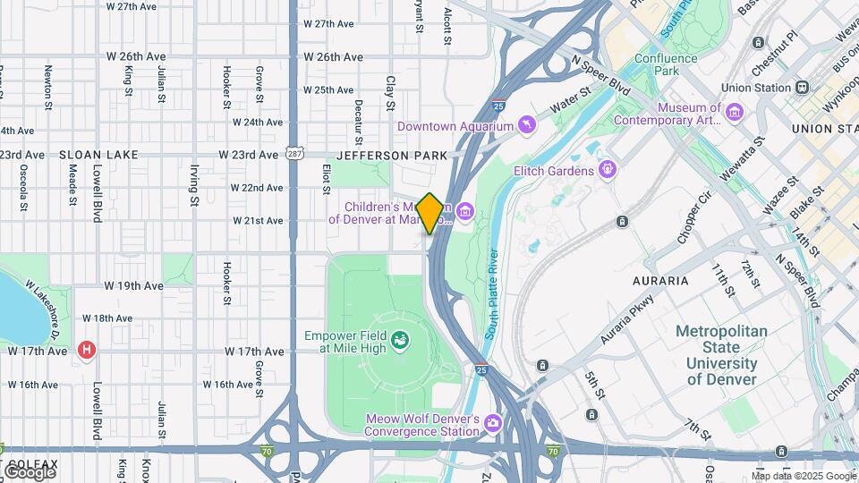 2016 N Bryant St-Unit -107 Map and Location Details