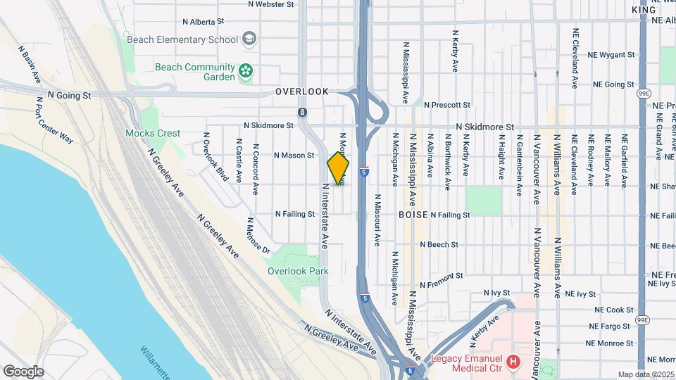 3973 N Montana Ave Map and Location Details