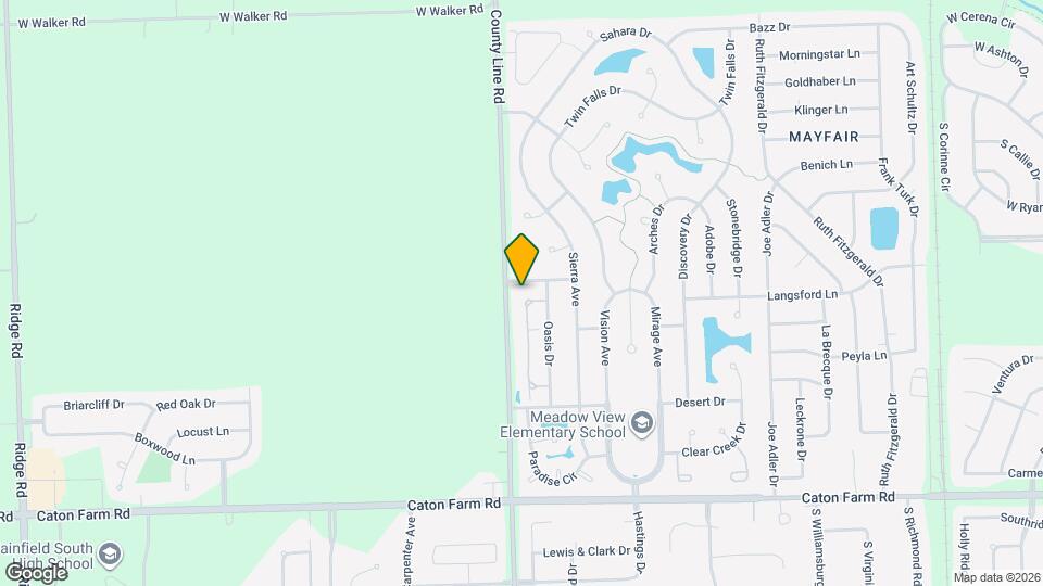 2735 Canyon Dr Map and Location Details