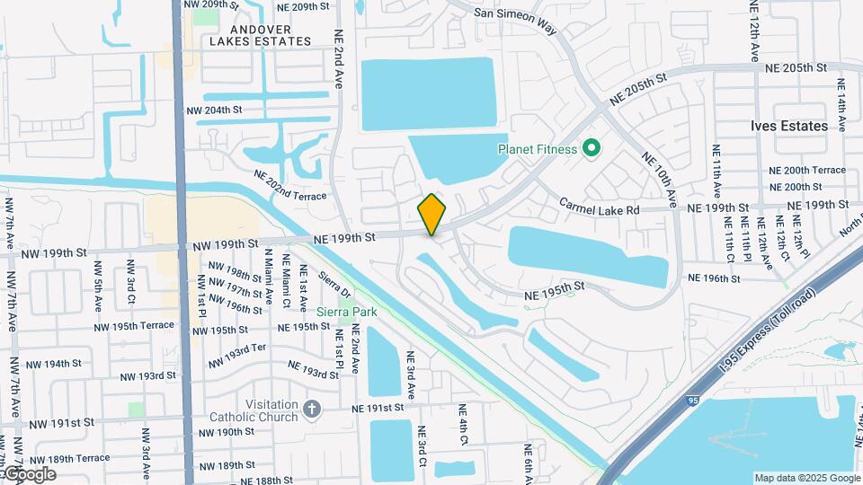 384 NE 195th St Map and Location Details