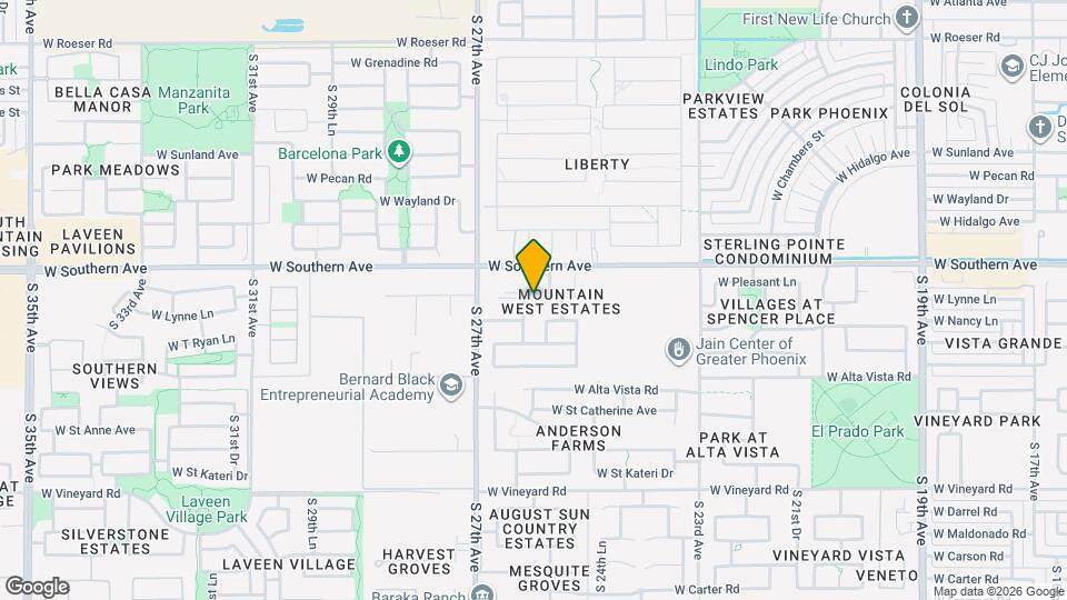 2553 W Lynne Ln Map and Location Details