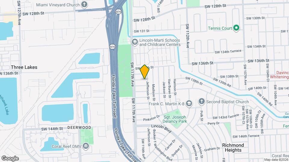 11510 SW 138th St Map and Location Details