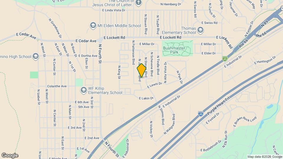 2804 N Jamison Blvd Map and Location Details