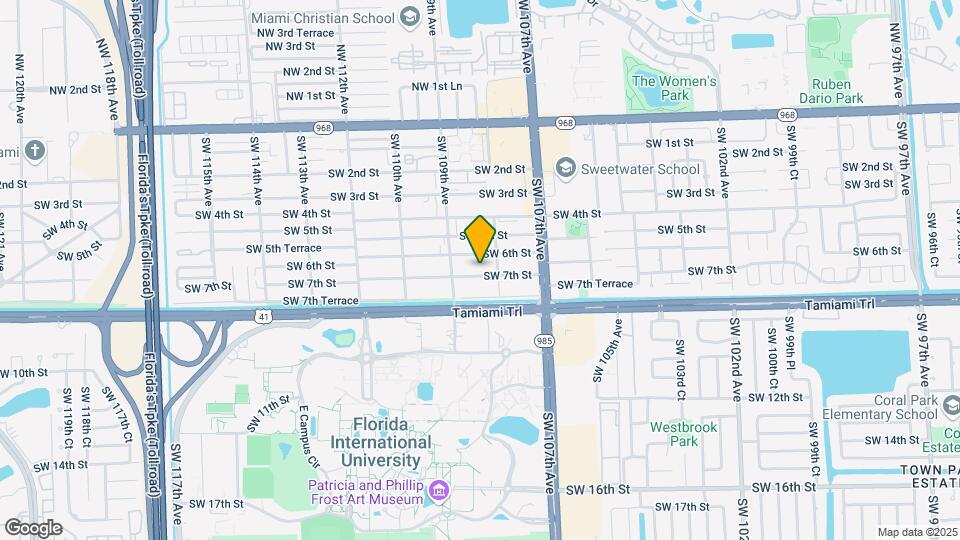 10841 SW 7th St, Unit 3 Mapa y Detalles de la Ubicación