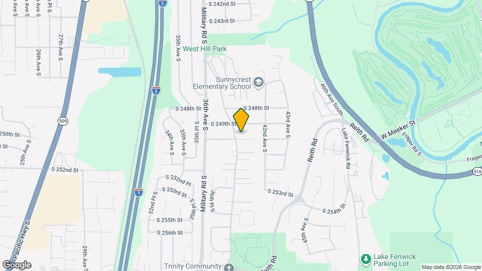 3808 S 250th St Map and Location Details