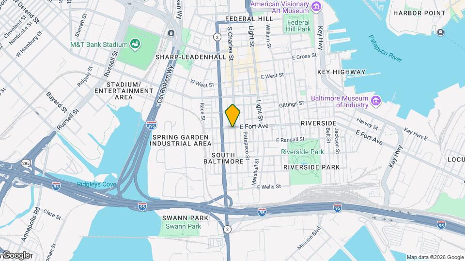 1502 S Charles St Map and Location Details