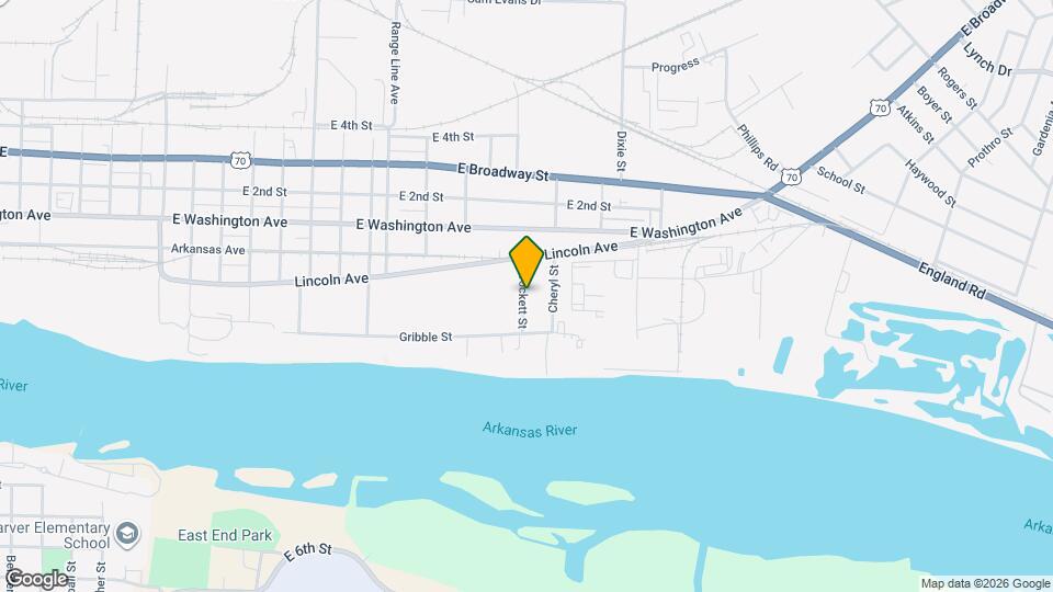 304 Crockett St Map and Location Details