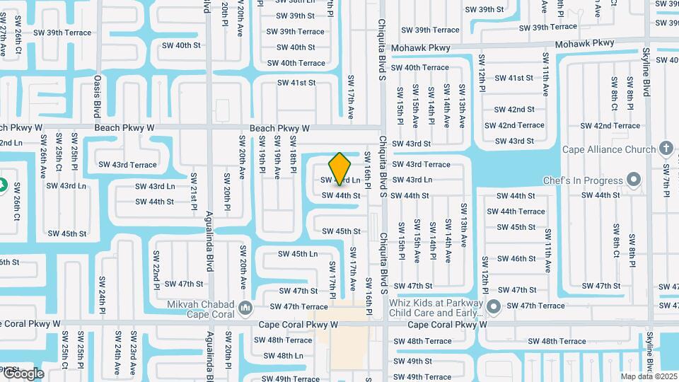 1709 SW 44th St Map and Location Details