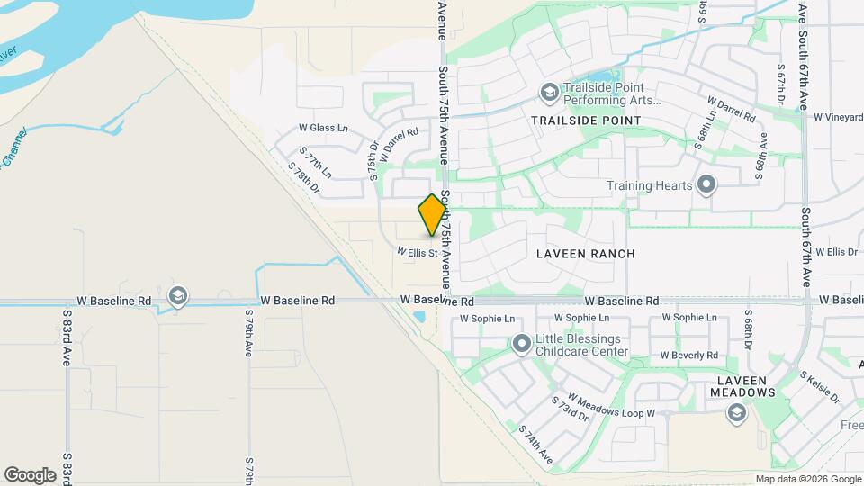 7506 S 75th Dr Map and Location Details