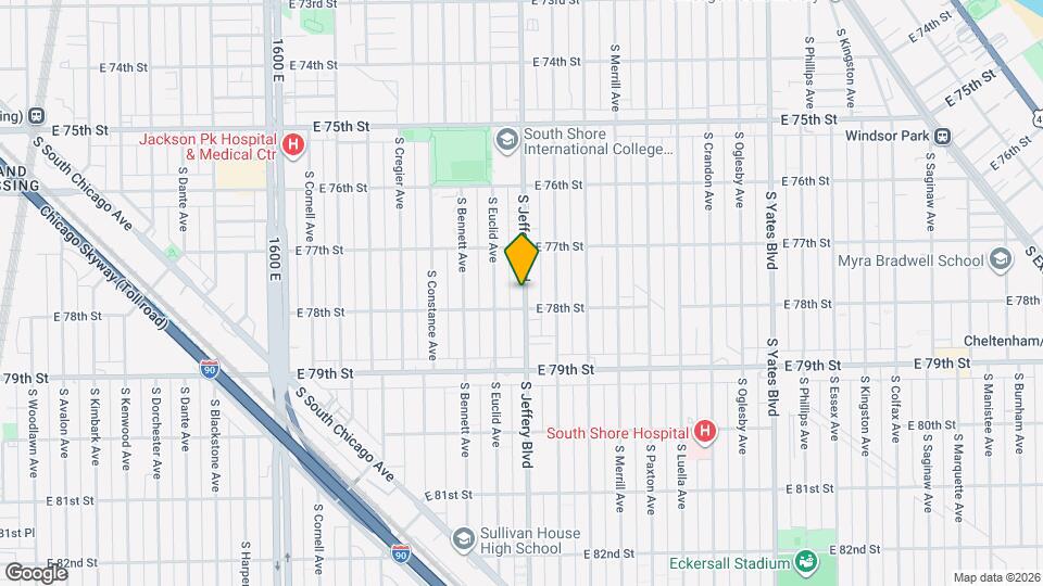 7746 S Jeffery Blvd-Unit -2 Map and Location Details