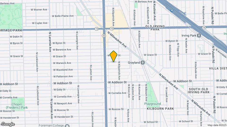 4721 W Warwick Ave Map and Location Details