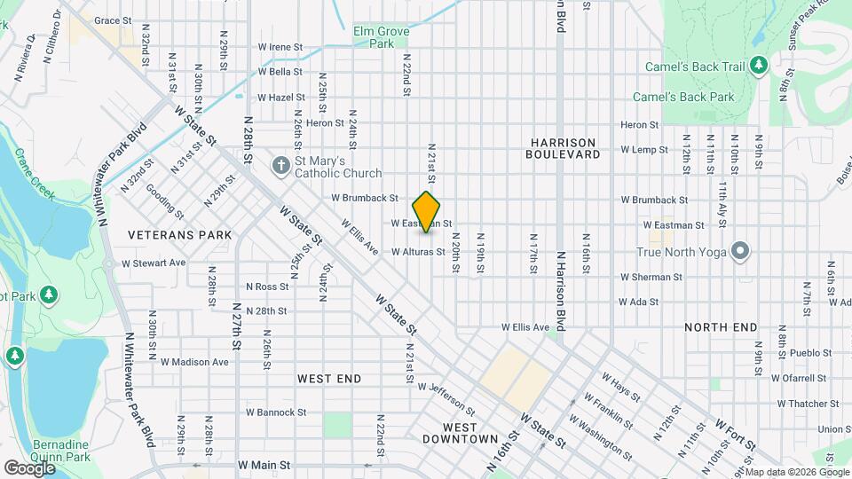 1011 N 21st St Map and Location Details