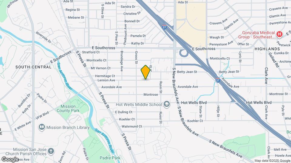 1930 Lennon Ave Map and Location Details