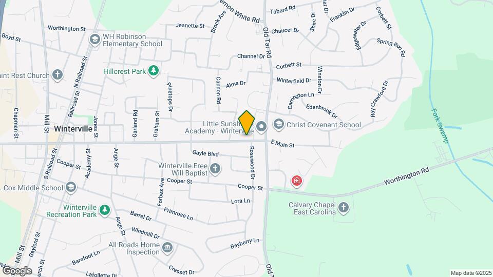 607 E Main St Map and Location Details