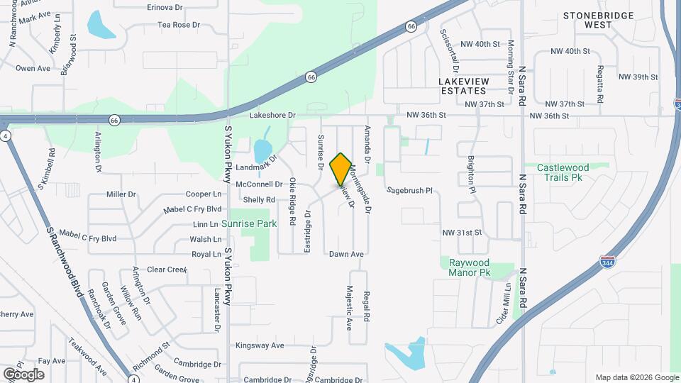 1220 Eastridge Dr Map and Location Details