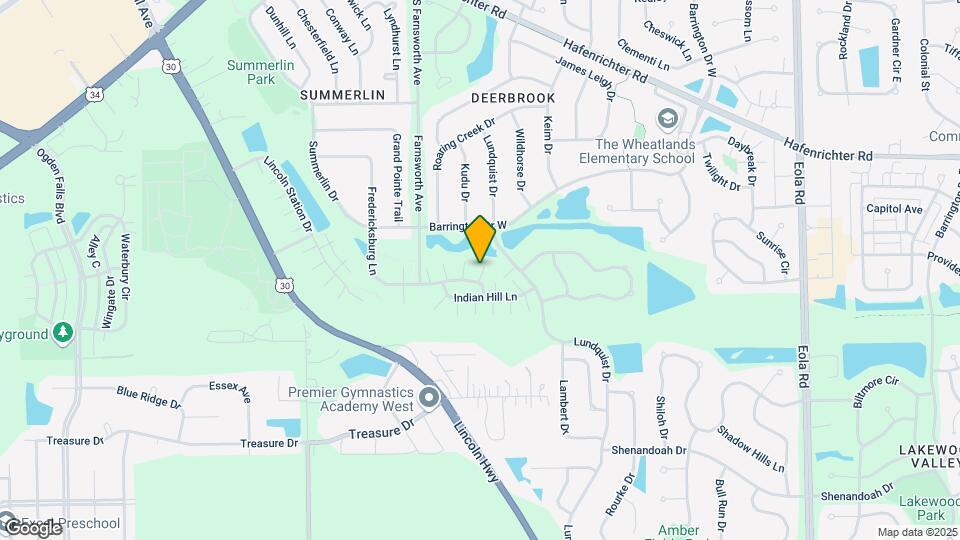 1876 Fredericksburg Ln Map and Location Details