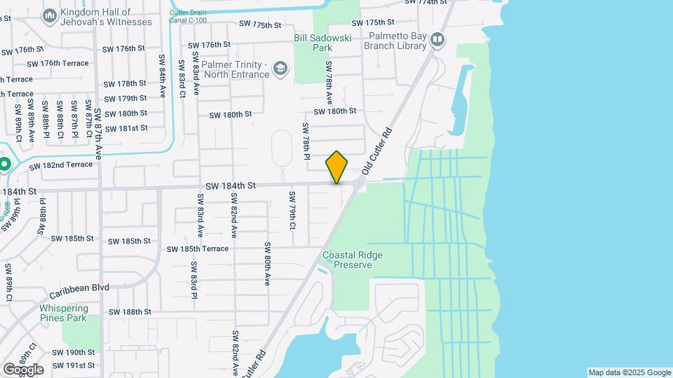 18400 SW 77th Ct Map and Location Details