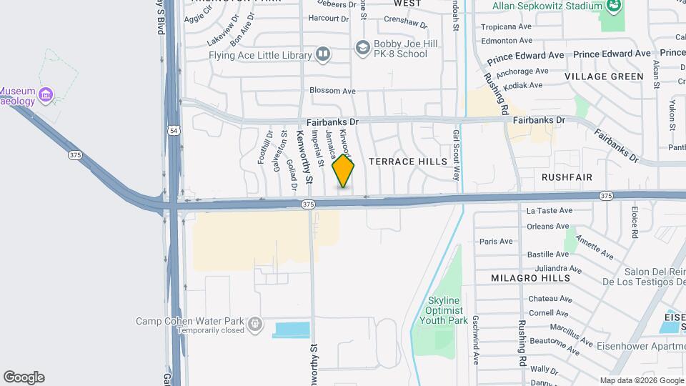 10000 Jamaica St Map and Location Details