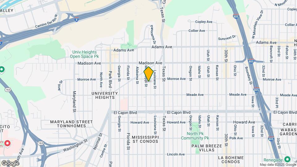 4473 Mississippi St Map and Location Details