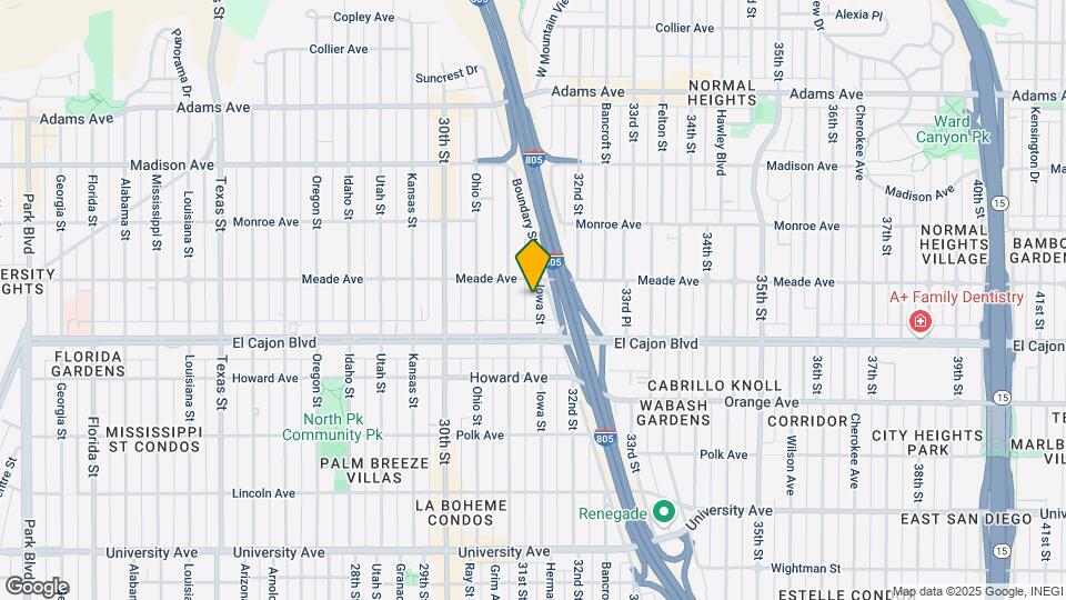 4360 Iowa St Mapa y Detalles de la Ubicación