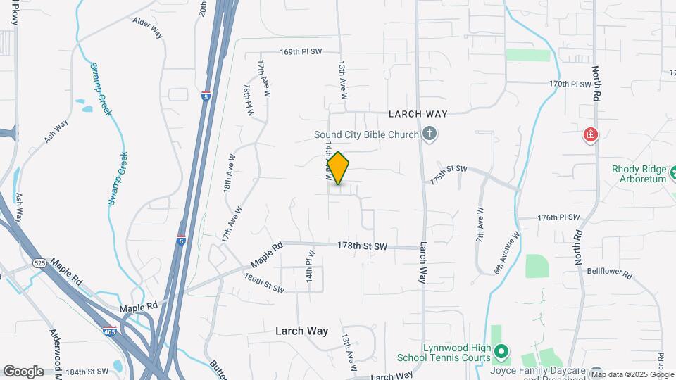 1325 175th Pl SW Map and Location Details