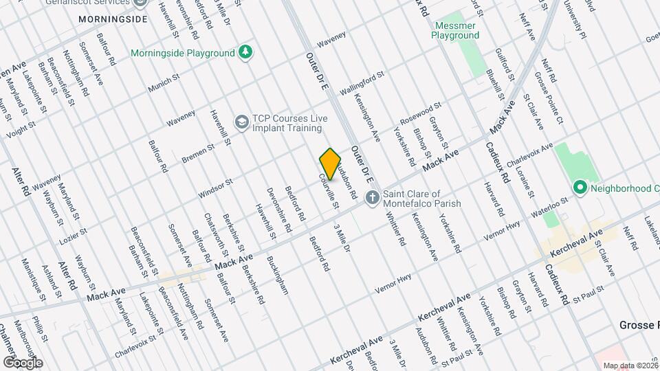 3496 Courville St Map and Location Details
