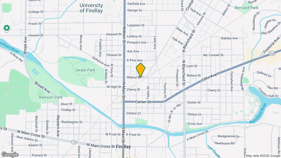 215 Walnut St Mapa y Detalles de la Ubicación