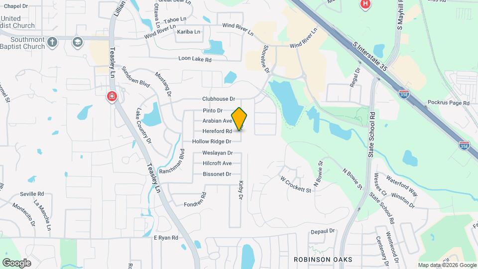 2820 Hereford Rd Map and Location Details