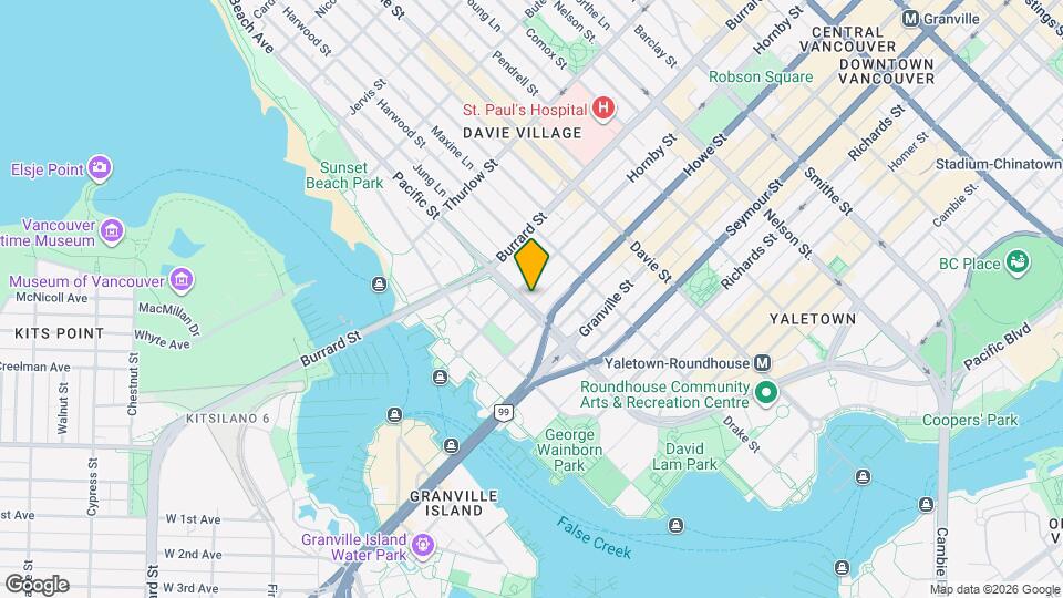 The Pacific Map and Location Details