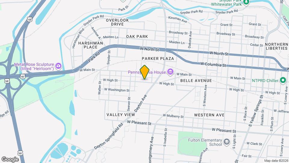 1530 1/2 W High St Map and Location Details