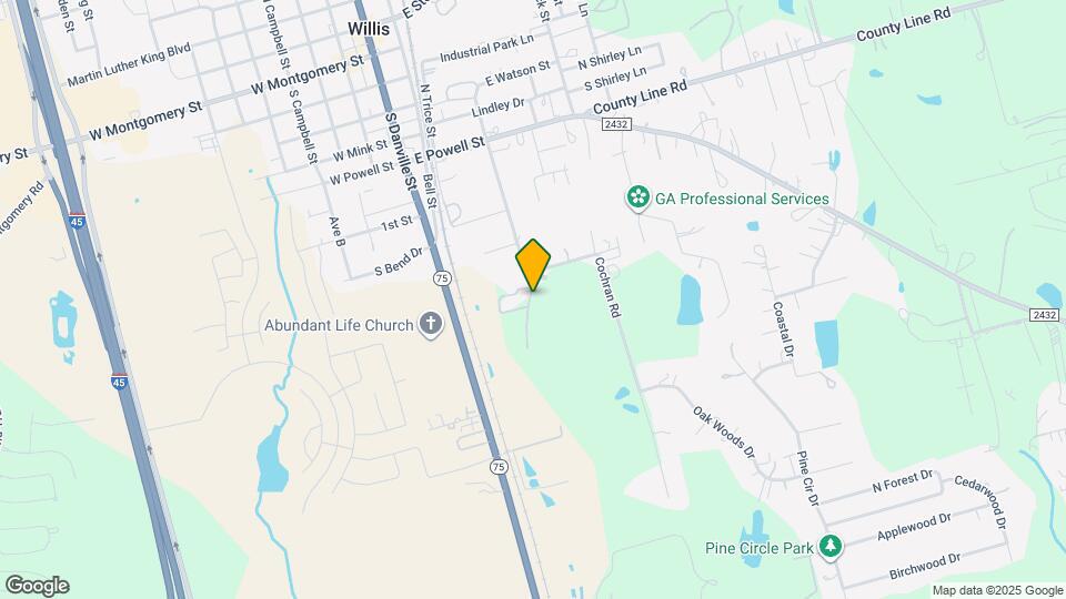 601 S Cochran St Map and Location Details