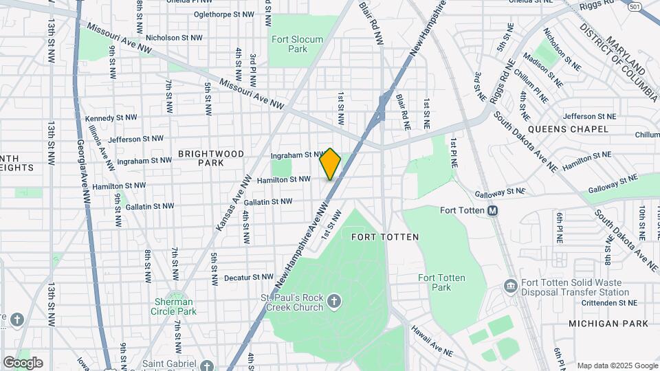 5124 New Hampshire Ave NW Map and Location Details