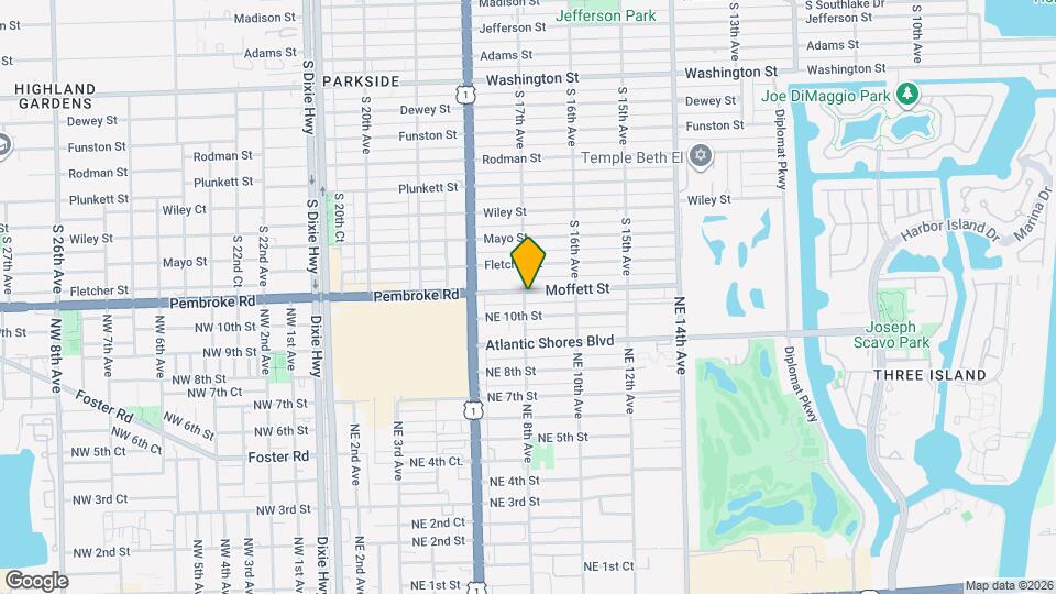 800 Moffett St Map and Location Details