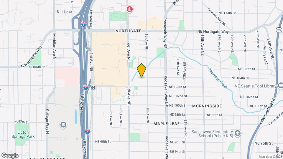 545 NE 104th St, Unit 1 Map and Location Details
