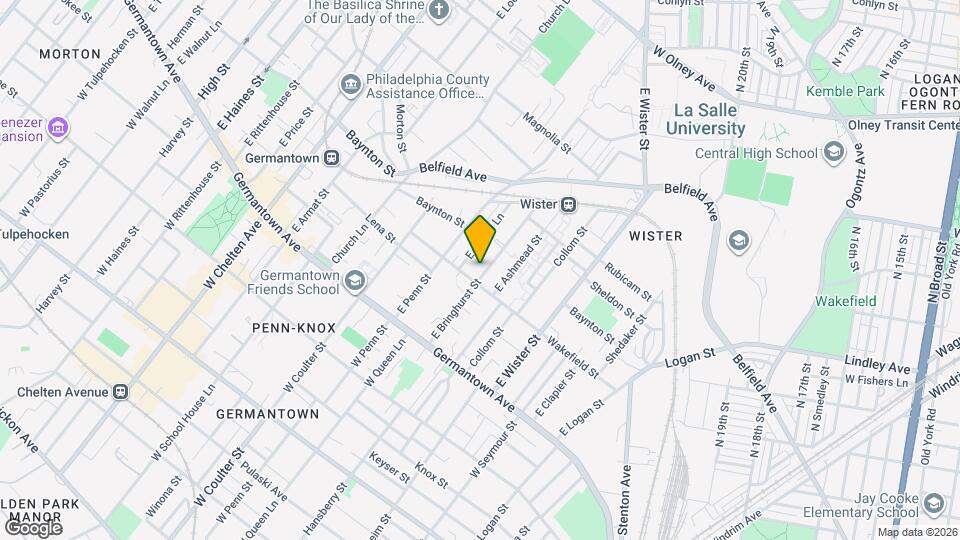 217 E Bringhurst St Map and Location Details