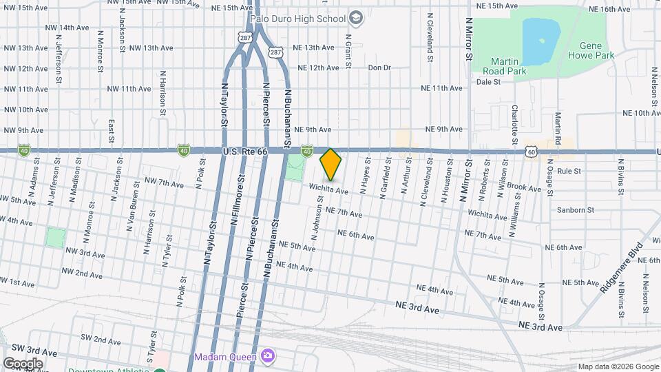 711 Wichita Ave Map and Location Details