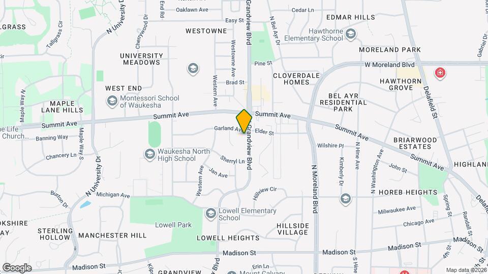 448 N Grandview Blvd Map and Location Details