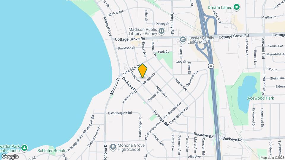 4116 Hegg Ave Map and Location Details