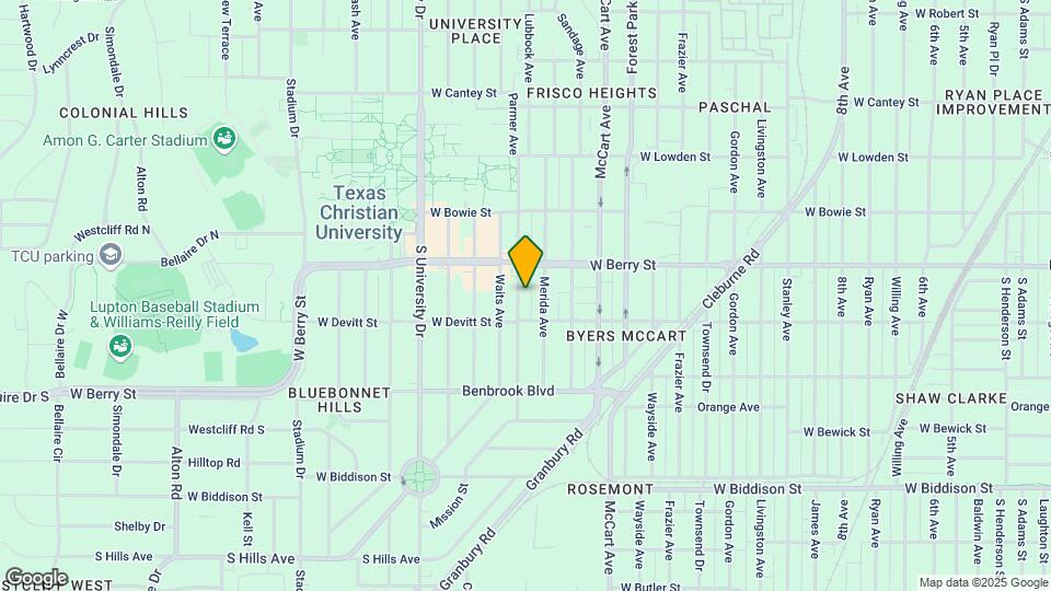 3125 Lubbock Ave Map and Location Details