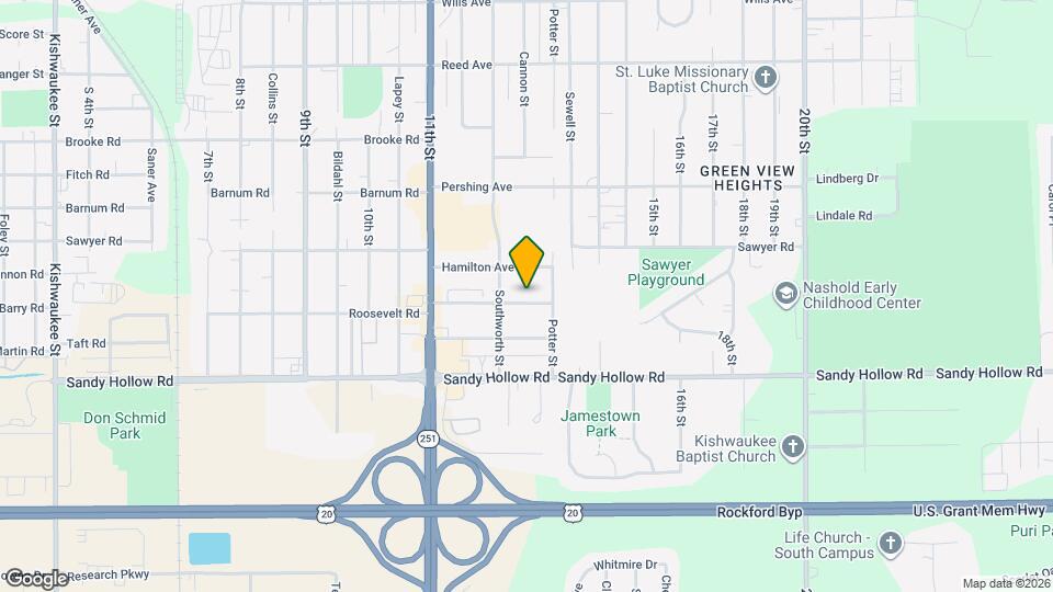 1724 Lyran Ave Mapa y Detalles de la Ubicación
