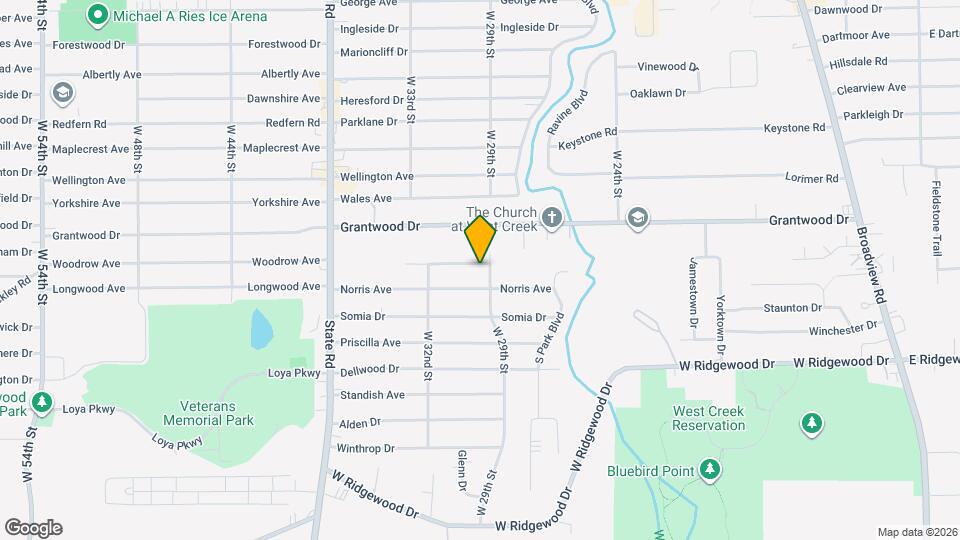 2921 Woodlawn Dr Map and Location Details