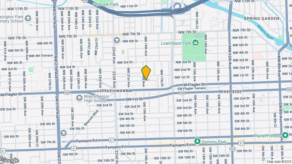 1890 NW Flagler Ter Mapa y Detalles de la Ubicación