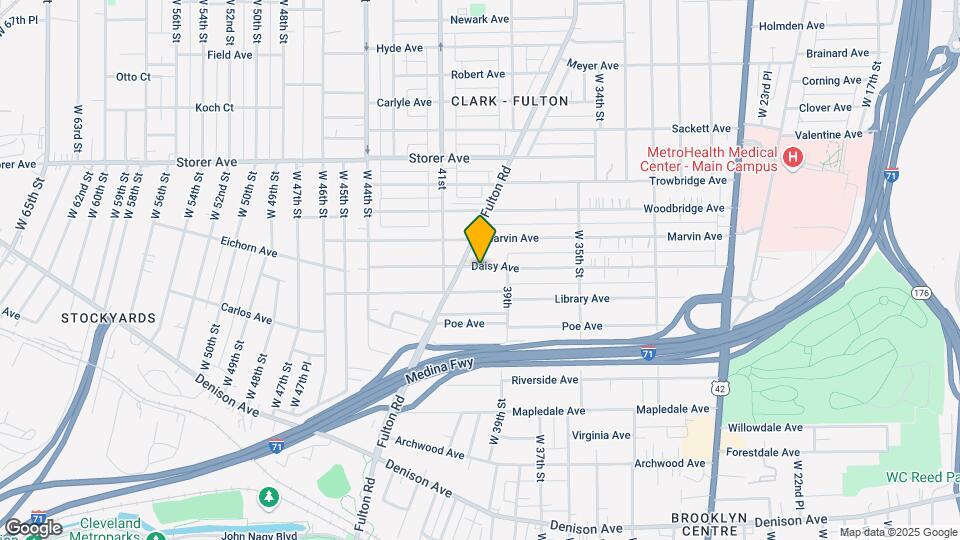 4001 Daisy Ave Map and Location Details
