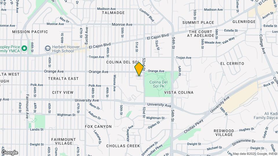 5110 Polk Ave Map and Location Details