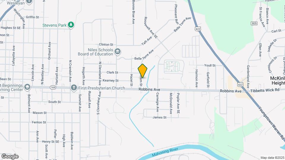 1535 Hiram Ave Map and Location Details