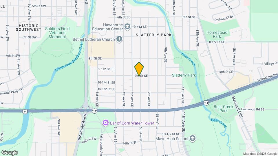 524 10th St SE Map and Location Details