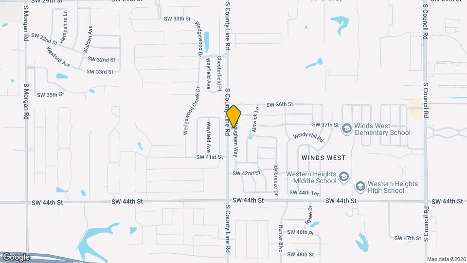 3809 Brougham Way Map and Location Details