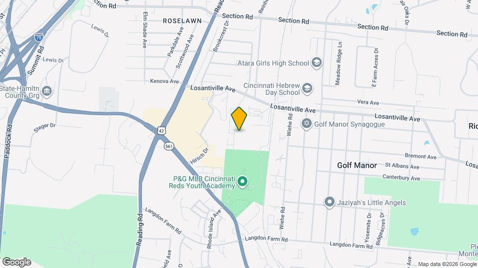 7100 Eastlawn Dr Map and Location Details